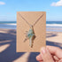The Spiky Conch Necklace - Glass Pendant Made From Recovered Ocean Waste - Green - Approx. 19.69" / 50cm - image 4