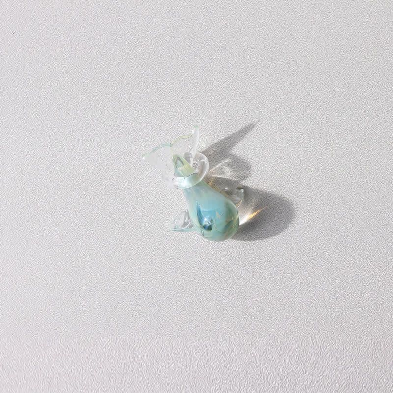 Ocean Drop Whale Necklace - Recycled Glass Pendant To Protect The Whales - image 9