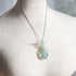 Whale Tail Pendant Necklace - Recycled Ocean Glass From Pollution to Protection - image 1