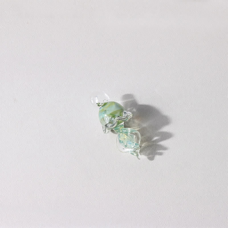 Save The Jellyfish Sea Glass Necklace - Recycled Ocean Glass Supporting Ocean Cleanup - image 11