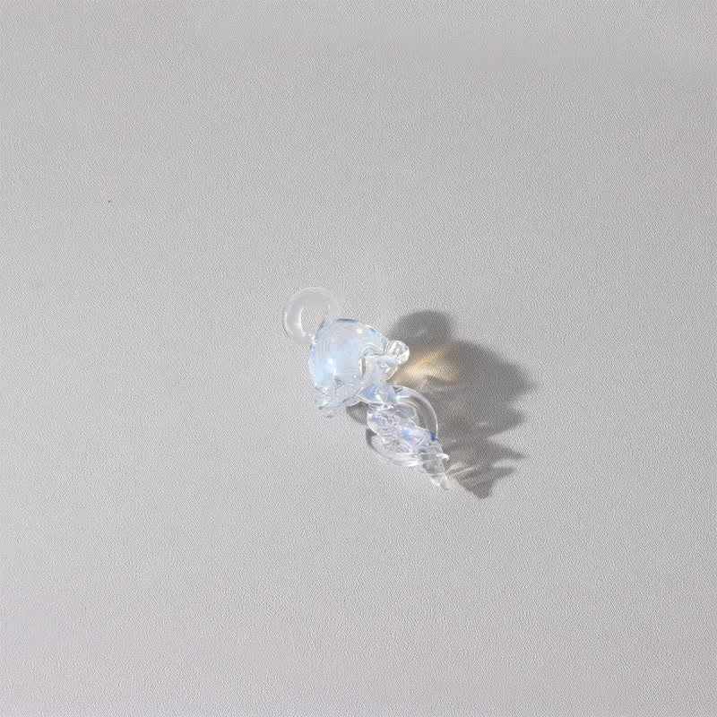 Save The Jellyfish Sea Glass Necklace - Recycled Ocean Glass Supporting Ocean Cleanup - image 13