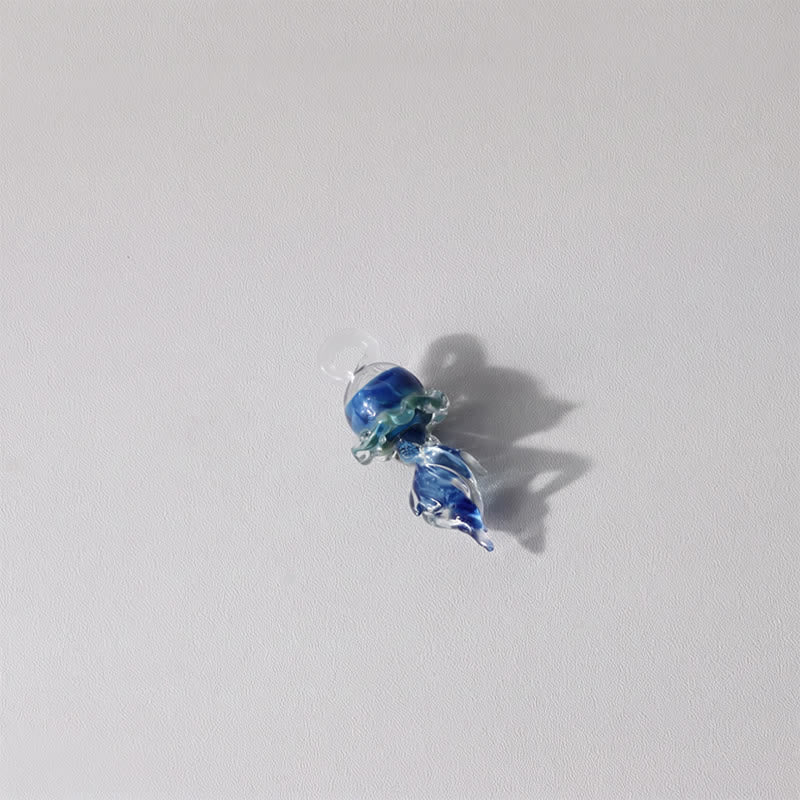 Save The Jellyfish Sea Glass Necklace - Recycled Ocean Glass Supporting Ocean Cleanup - image 4