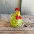 Colored Glazed Glass Chicken Figurines - Speckled Glass Hen Collection Animal Ornaments - image 13