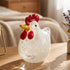 Colored Glazed Glass Chicken Figurines - Speckled Glass Hen Collection Animal Ornaments - White - image 8