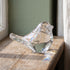 Morning Light Suncatcher Bird Figurine - Handblown Art Crystal Glass Ornament - White - image 11