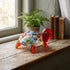 Slow Parade Colorful Turtle Sculpture - Handblown Glass Turtle Figurine Collection - Red - image 7