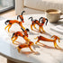 Coffee Dachshund Pups Sculpture - Funny Handmade Glass Dog Figurines Collection - image 5