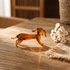 Coffee Dachshund Pups Sculpture - Funny Handmade Glass Dog Figurines Collection - Style #7 - image 11