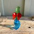 Rainforest Jewel Happy Parrot Figurine - Tropical Art Hand-Blown Glass Parrot Figurine - image 2