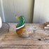 Magic Mallard Duck Statue - Handblown Speckled Art Glass Duck Figurine - image 2