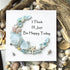 Just Be Happy Today Crescent Moon Sea Glass Framed Art - image 5