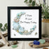 Just Be Happy Today Crescent Moon Sea Glass Framed Art - Black - 8" X 8" - image 8