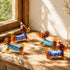 Mini Long Dachshund Dog In Cozy Sweaters Collection - Hand Blown Glass Wiener Dog Statue - image 3