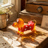 Mini Long Dachshund Dog In Cozy Sweaters Collection - Hand Blown Glass Wiener Dog Statue - Red Dots - image 12