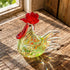 The Chubby Hen Collection - Large Handblown Glass Rooster Sculptures - image 3