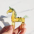 The Galloping Luck Sunshine Ponies Statue - Handblown Glass Horse Figurine Collection - Green - image 1