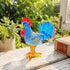 Happy Cluckers Good Fortune Rooster Statue - Handblown Mini Glass Sculpture Collection - image 2