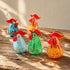 The Sunrise Cock Glass Sculpture - Hand-blown Glass Chicken Figurines Collection - image 1
