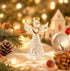 6Pcs Angel Hanging Ornaments Set - Handmade Art Glass Hanging Decor - image 3