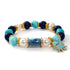FREE Today: Cute Octopus Blue Stone Beaded Bracelet - Bracelet With Gold Spacers And Aqua Octopus Charm - image 8