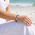FREE Today: Cute Octopus Blue Stone Beaded Bracelet - Bracelet With Gold Spacers And Aqua Octopus Charm - image 4