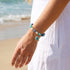 FREE Today: Save The Sea Turtles Bracelet - Ocean Blue Beaded Bracelet With Jeweled Sea Turtle Charm - image 4