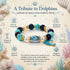 FREE Today: Save The Dolphin Family Stretch Bracelet - Ocean Blue Beaded Bracelet With Dolphin Charm - image 7