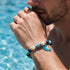 FREE Today: Save The Dolphin Family Stretch Bracelet - Ocean Blue Beaded Bracelet With Dolphin Charm - image 4