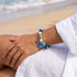 FREE Today: Support Shark Conservation Bracelet - Enamel Shark Charm Beaded Bracelet With Pearls - image 1