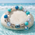 FREE Today: Ocean Guardian Whale Bracelet - Boho Beaded Bracelet With Pearl Shell Charm - Whale & Shell - 6.3" / 16cm (Stretchable) - image 0