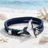 FREE Today: Ocean Guardians Whale's Tail Charm Bracelet - Braided Rope Bracelet For Ocean Lovers - Navy - image 0