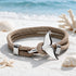 FREE Today: Ocean Guardians Whale's Tail Charm Bracelet - Braided Rope Bracelet For Ocean Lovers - Khaki - image 7