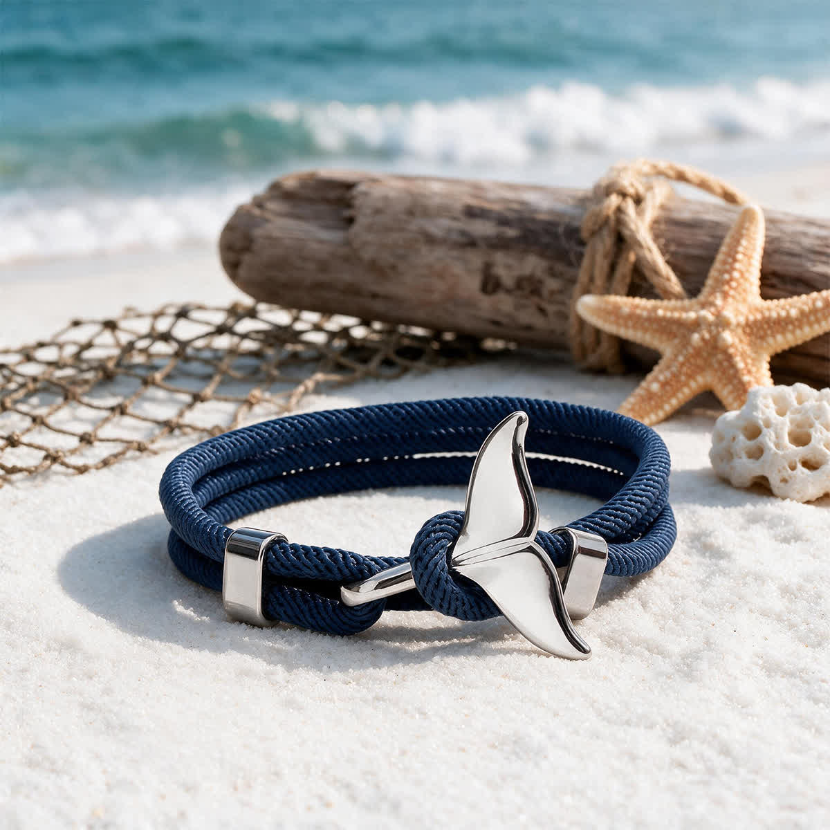 FREE Today: Ocean Guardians Whale's Tail Charm Bracelet - Braided Rope Bracelet For Ocean Lovers - image 5