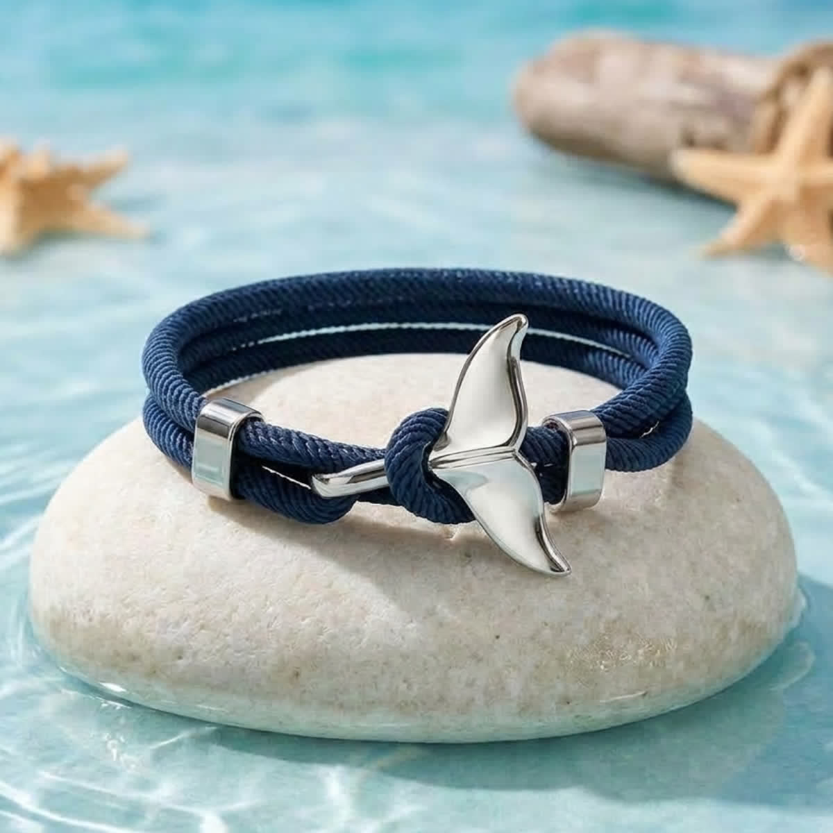FREE Today: Ocean Guardians Whale's Tail Charm Bracelet - Braided Rope Bracelet For Ocean Lovers - image 4