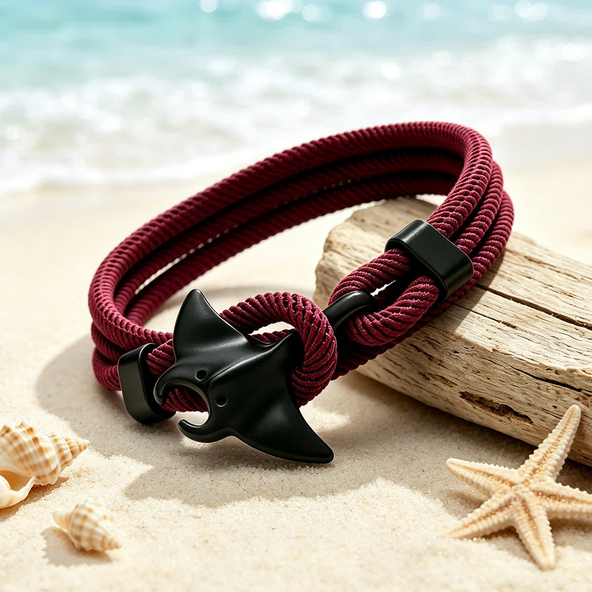 FREE Today: The Midnight Manta Rays Bracelet - Braided Rope Bracelet To Protect Marine Life - image 5