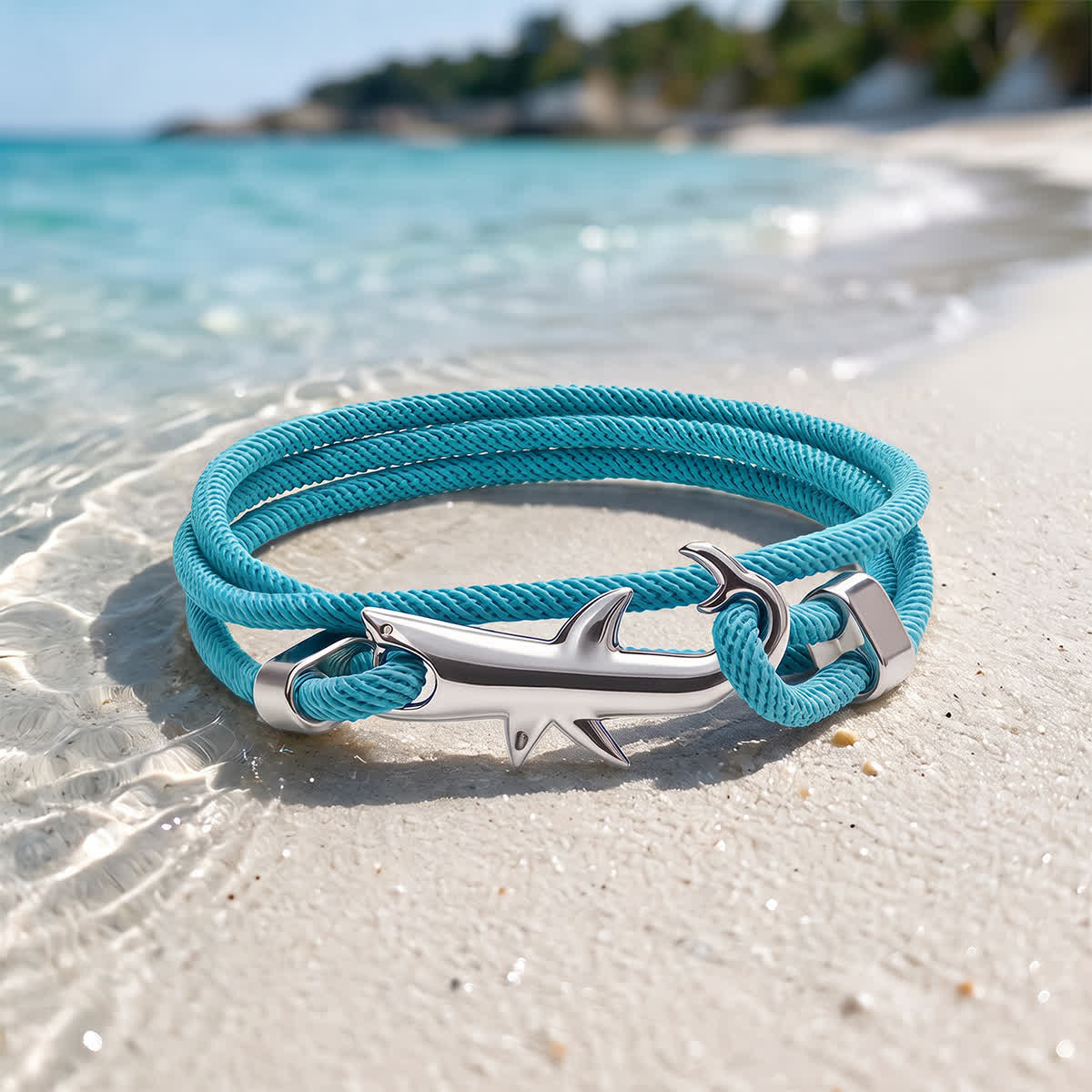 FREE Today: Braided Paracord Shark Protection Symbol Bracelet - Shark Lovers Protecting Ocean Jewelry - image 5
