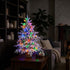 Pre-Lit Christmas Tree Night Decor - Artificial Tabletop Christmas Tree With Colorful Lights - image 1