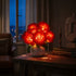 Eternal Peony Flower Pot LED Lamp - USB Rechargeable Glowing Peony Table Lamp - Red - image 11