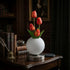 Tulip LED Night Light Decor With Glass Vase - Romantic Glowing Flower Night Light Lamp - Red & White - image 11