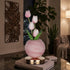 Tulip LED Night Light Decor With Glass Vase - Romantic Glowing Flower Night Light Lamp - Pink - image 5