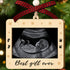 Best Gift Ever Sonogram Ornament - DIY Baby Ultrasound Christmas Ornament - 1Pcs - image 0