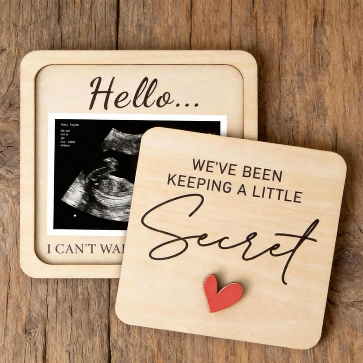 We've Been Keeping A Little Secret Frame - Pregnancy Announcement DIY Ultrasound Photo Frame - 1Pcs - image 0