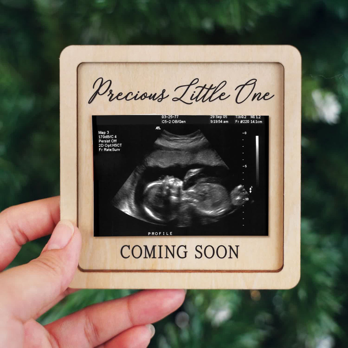 Someone Wants To Say Hello Frame - Precious Little One Coming Soon DIY Ultrasound Frame - image 3