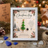 A Little Christmas Hug Tree & Bird Sea Glass Framed Art - White - 8" X 6" - image 5