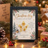  You Were Born To Shine Star Christmas Hug Sea Glass Framed Art - Black - 8" X 6" - image 3