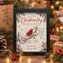 White Washed Cardinal A Little Christmas Hug Sea Glass Framed Art - Black - 8" X 6" - image 4