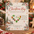 Christmas Heart Always Be Loved Sea Glass Framed Art - Seaglass Card - 8" X 6" - image 1