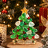 Joy | Love | Light Christmas Handcrafted Sea Glass Hanging Ornament - Christmas Tree - Approx. 3.94" x 3.94" - image 5