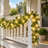  Lighted Eucalyptus Leaf Rattan With Led Lights - Glowing DIY Artificial Forest Plant Decor - image 2