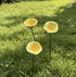 Floating Lotus Garden Sculpture - Romantic Handmade Ceramic Flower Decor - image 7